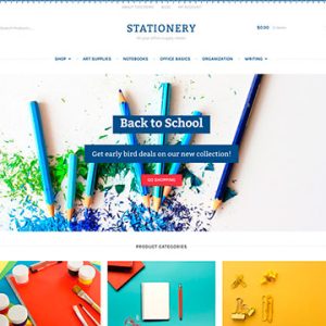 Stationery – Tema hijo para Storefront