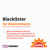 Blacklister for WooCommerce