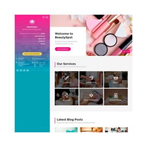 Beautyspot beauty salon theme wordpress