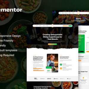 Delecta – Catering Service & Restaurant Elementor Template Kit
