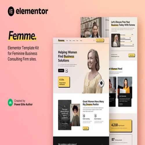 Femme – Feminine Business Consulting Elementor Template Kit 698b0169e29dc.jpeg