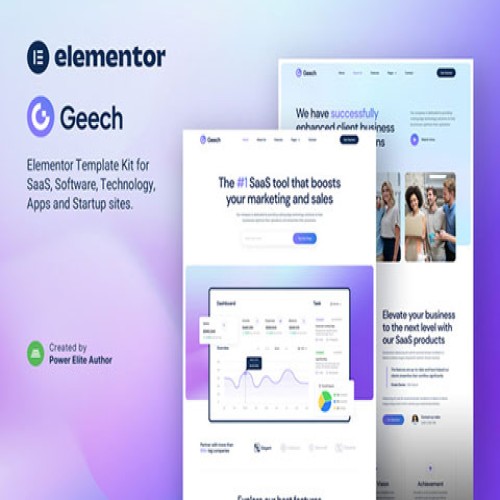 Geech – Saas & Tech Startup Company Elementor Template Kit 698b014541573.jpeg