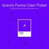 Gravity Forms Color Picker