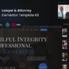 Lawrist Lawyer and Attorney Elementor Kit