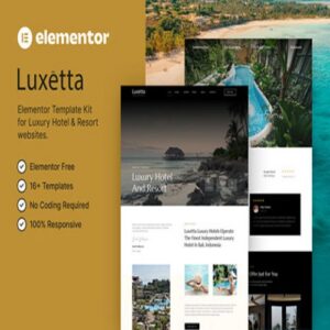 Luxetta elementor template kit