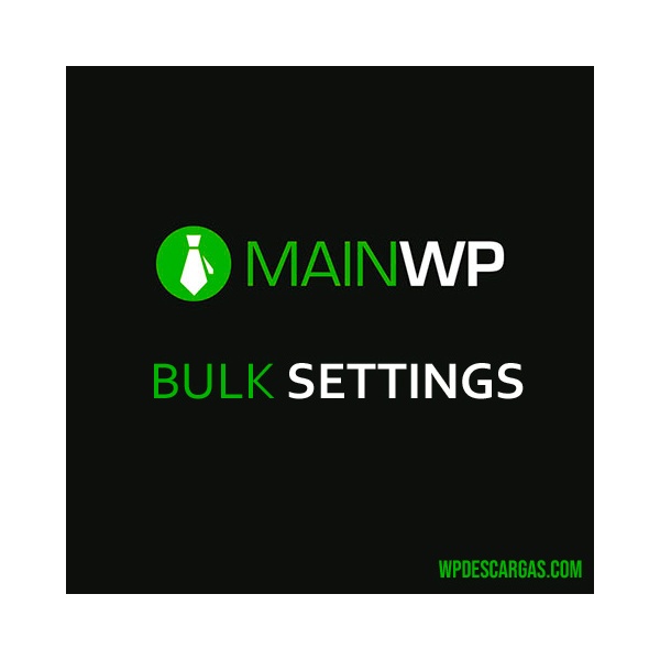 Mainwp bulk settings manager