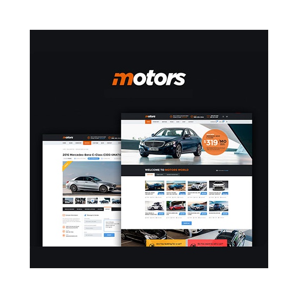 Motors car dealer wordpress theme