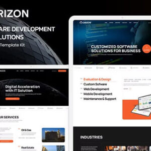 Orizon - Software Development & IT Solutions Elementor Template Kit