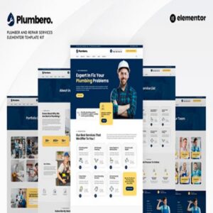 Plumbero elementor template kit