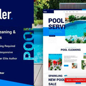 Pooler – Swimming Pool Cleaning Services Elementor Pro Template Kit