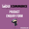 WooCommerce Product Enquiry Form