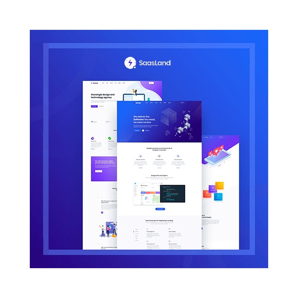 Saasland wordpress theme