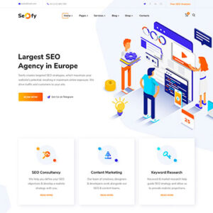 Seofy – Digital & Marketing WordPress Theme
