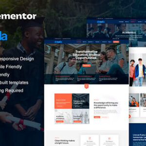 Skoola – University & School Elementor Pro Template Kit