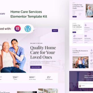 Theycare – Home Care Services Elementor Template Kit