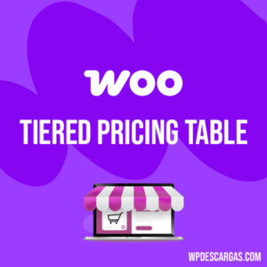 Tiered Pricing Table for WooCommerce
