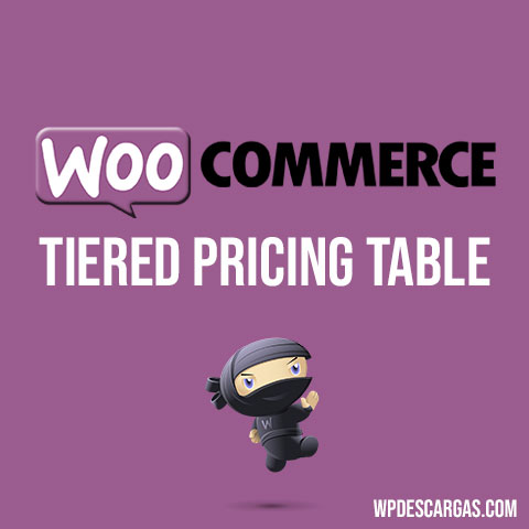 Tiered Pricing Table for WooCommerce