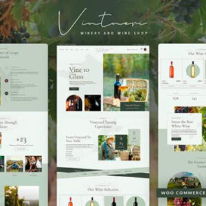 Vintneri – Wine Shop & Winery Elementor Pro Template Kit