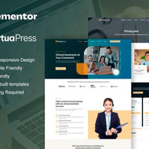 VirtuaPress – Virtual Assistant Service Elementor Template Kit