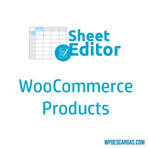 Wp sheet editor woocommerce products premium
