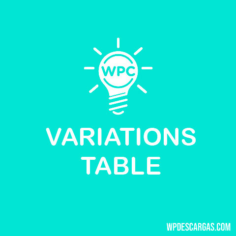 Wpclever variations table woocommerce premium