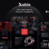 Xable – Dark Digital Agency Elementor Pro Template Kit
