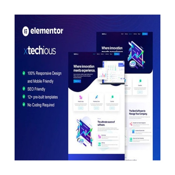 Xtechious – Saas & Digital Tech Company Elementor Template Kit 6981c6d2b13b1.jpeg